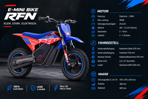 E-Cross Bike RFN Apollo E250 36V 5,2Ah